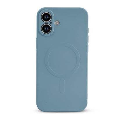 Apple iPhone 16 Case - Light Blue - Liquid Silicone MagSafe Back Cover