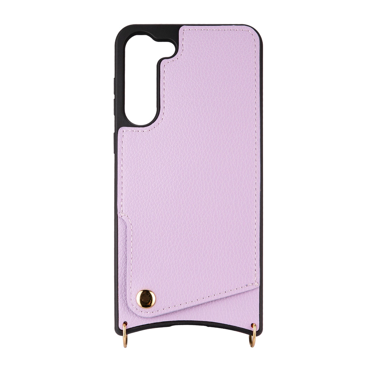 Coque Samsung Galaxy S23 - Violet - Étui arrière avec dragonne