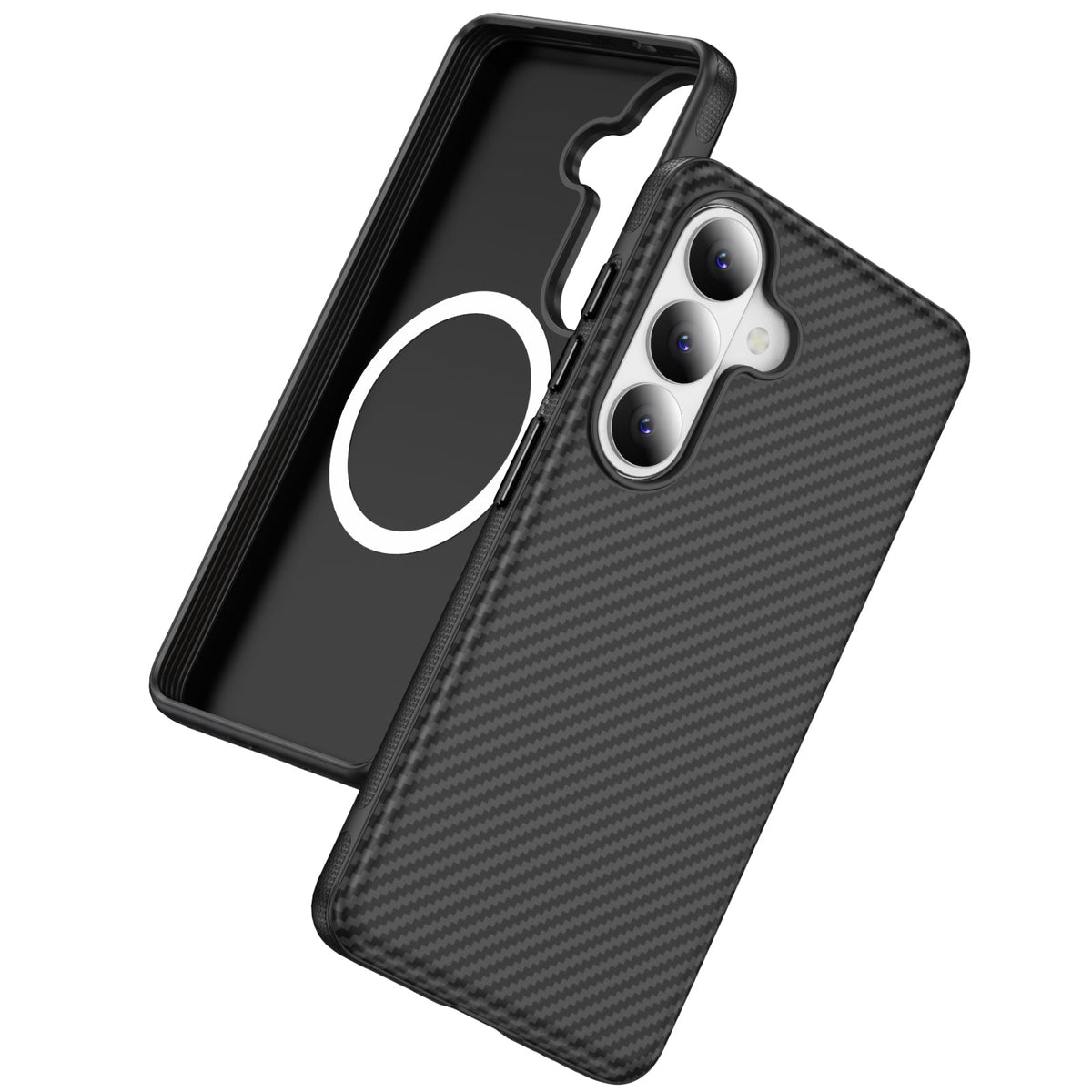 Samsung Galaxy S26 Case - Matte Black - Carbon MagSafe Back Cover