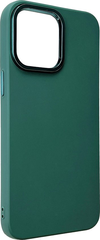 Apple iPhone 14 Pro Max Hoesje - Groen - Siliconen Back Cover