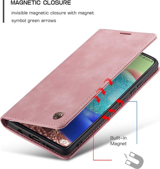Samsung Galaxy S21 FE Hoesje - Pale Pink - Dunne Bookcase