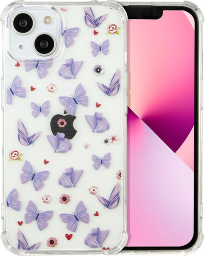 Apple iPhone 14 Plus Hoesje - Vlinders - Vlinder Back Cover