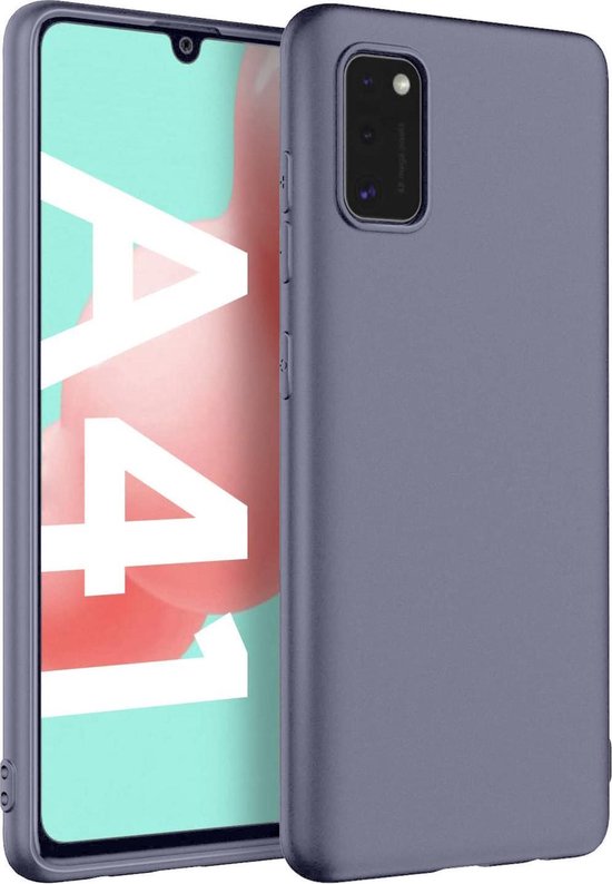 Samsung Galaxy A41 Hoesje - Paars - Siliconen Back Cover