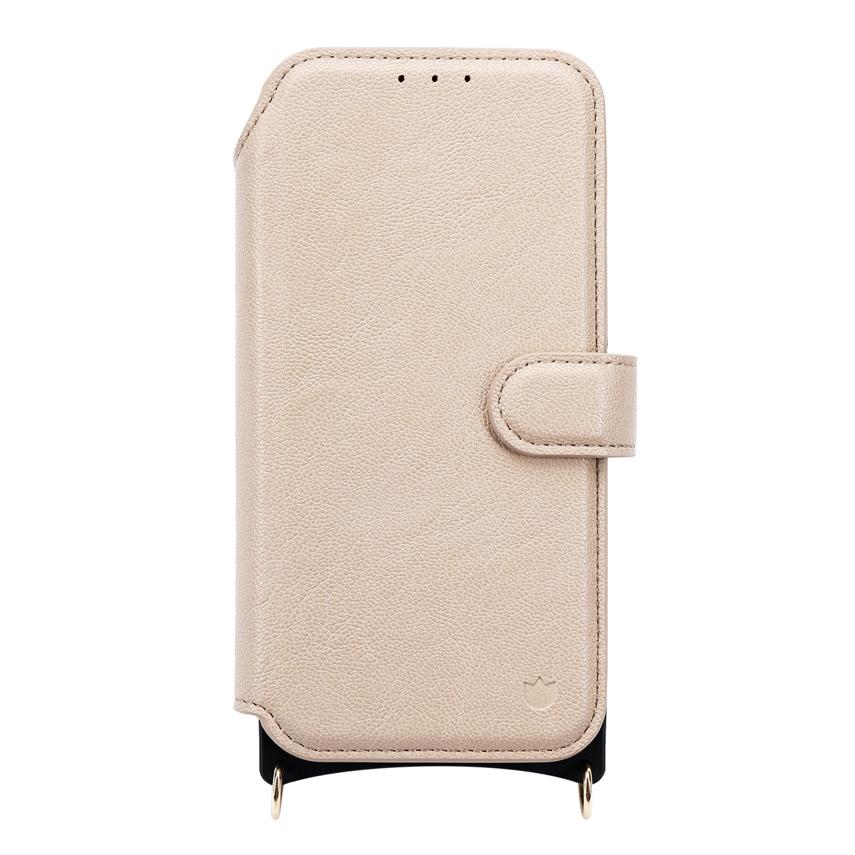 Apple iPhone Air Hoesje - Beige - 'Amsterdam' Magnetische Wallet Case met Pasjeshouders en