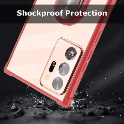 Samsung Galaxy Note20 Case - Red - Armor Kickstand Back Cover