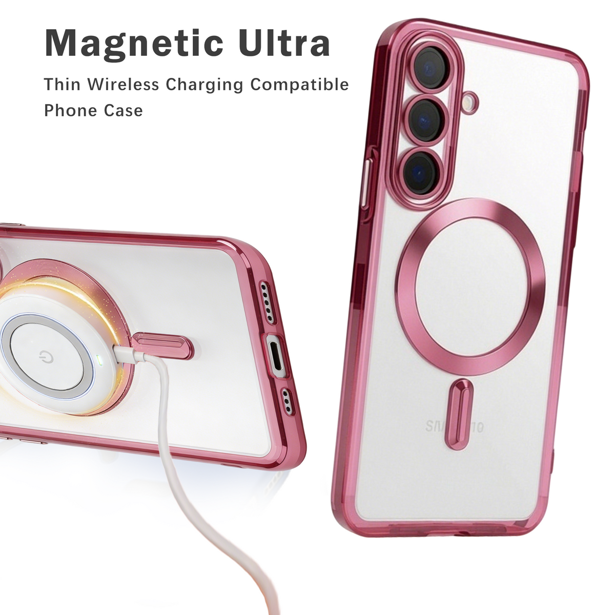 Samsung Galaxy S26 Ultra Hoesje - Rosegoud - Siliconen MagSafe Back Cover