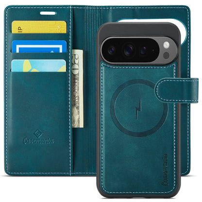 Google Pixel 10 Hoesje - Emerald Green - Luxe 2 in 1 MagSafe Bookcase