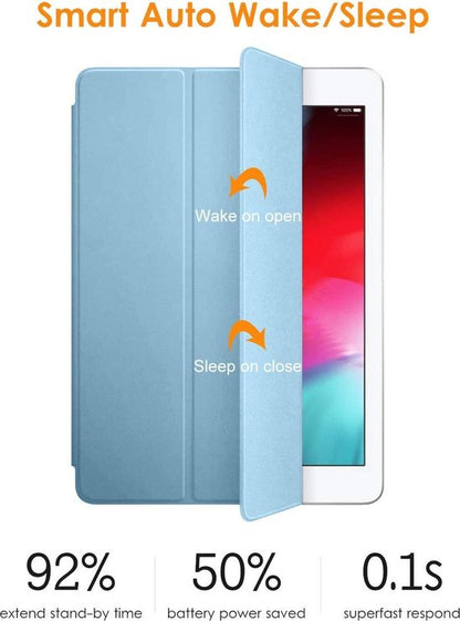Apple iPad 6 9.7 (2018) Tablethoes - Licht Blauw - Smart Cover