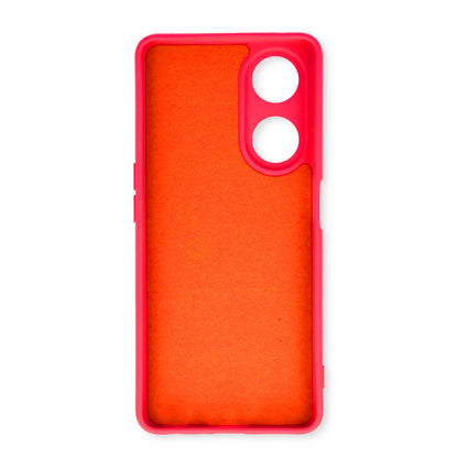 Oppo A38 Case - Red - Silicone Back Cover