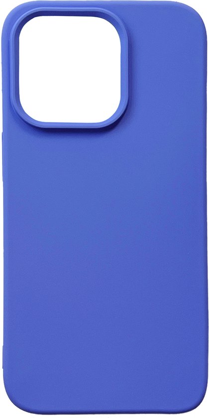 Apple iPhone 14 Pro Hoesje - Paars - Matte Siliconen Back Cover