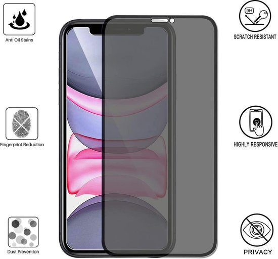 Apple iPhone 11 Pro Max / Xs Max Screenprotector - Privacy - 2 Stuks