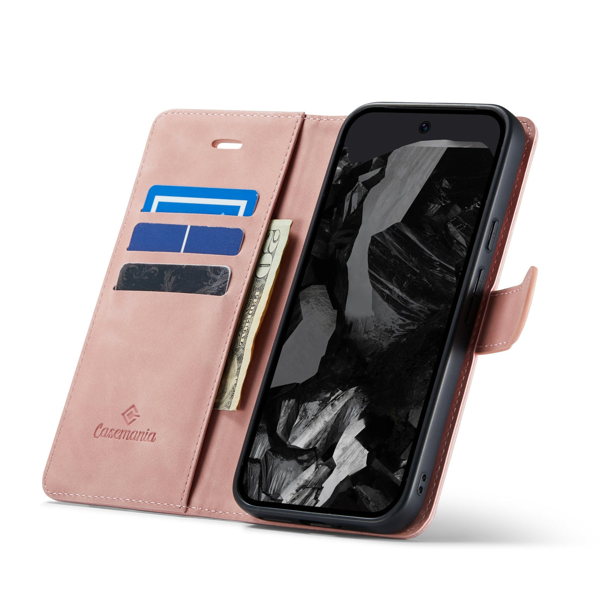 Google Pixel 9 Pro XL Hoesje - Pale Pink - 2 in 1 Bookcase