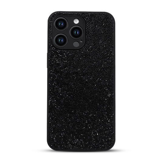 Apple iPhone 15 Pro Case - Black - Diamond Glitter Back Cover