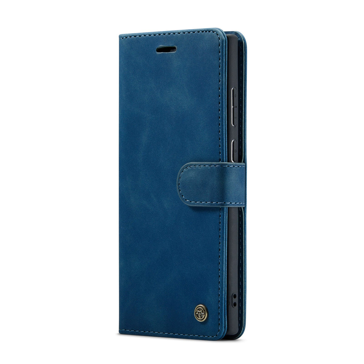 Samsung Galaxy S25 Edge Hoesje - Navy Blue - 2 in 1 Bookcase