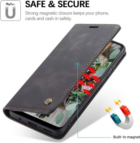 Samsung Galaxy S20 FE Hoesje - Charcoal Gray - Dunne Bookcase