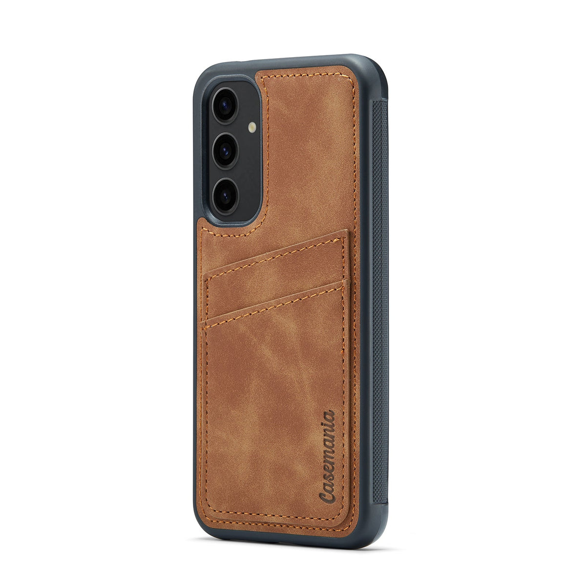 Samsung Galaxy A25 Hoesje - Sienna Brown - Back Cover met Pasjeshouder