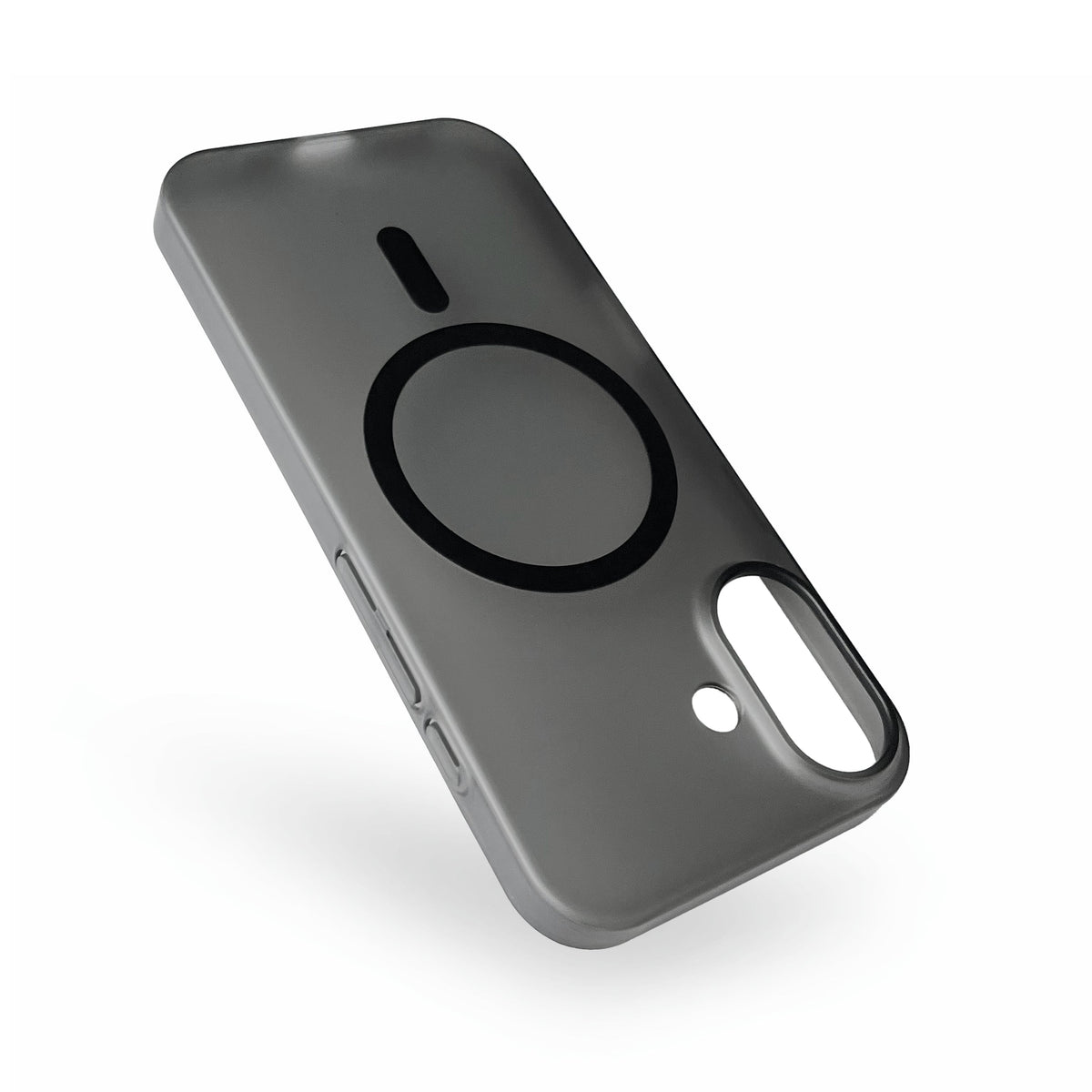 iPhone 17 Hoesje - Zwart - Frosted Matte Hardcase MagSafe Back Cover
