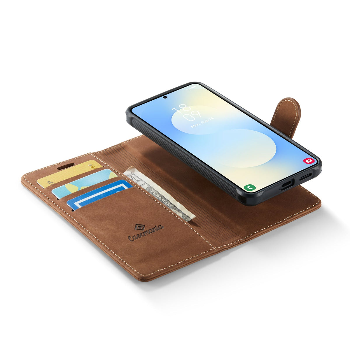 Samsung Galaxy A37 Hoesje - Sienna Brown - 2 in 1 MagSafe Bookcase