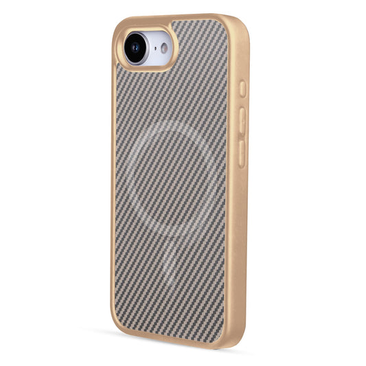 Apple iPhone 17e Case - Gold - Carbon MagSafe Back Cover