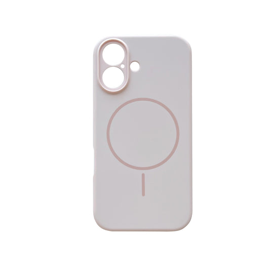 Apple iPhone 16 Plus Hülle - Rosa - Liquid-Silikon-MagSafe-Backcover