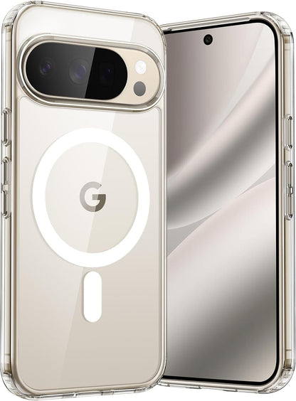 Google Pixel 10 Pro Hülle - Transparent - Stoßfestes MagSafe-Backcover