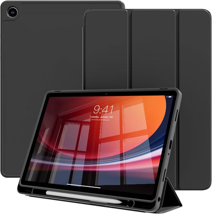 Samsung Galaxy Tab A9 Plus Tablethoes - Zwart - Smart Cover