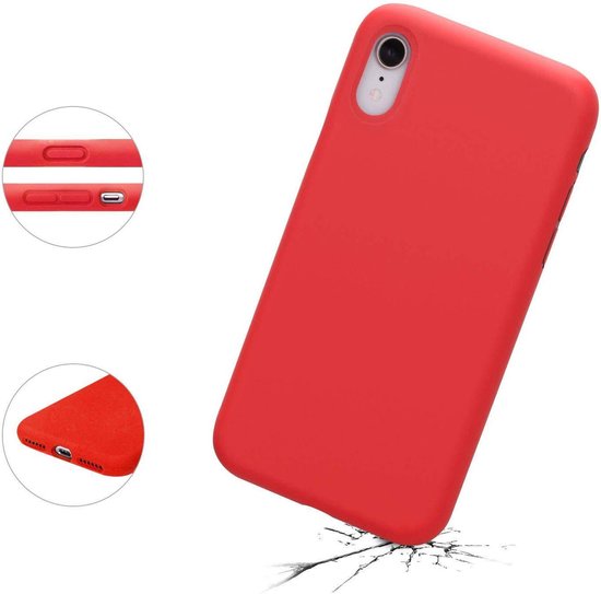 Apple iPhone XR Hoesje - Rood - Siliconen Back Cover