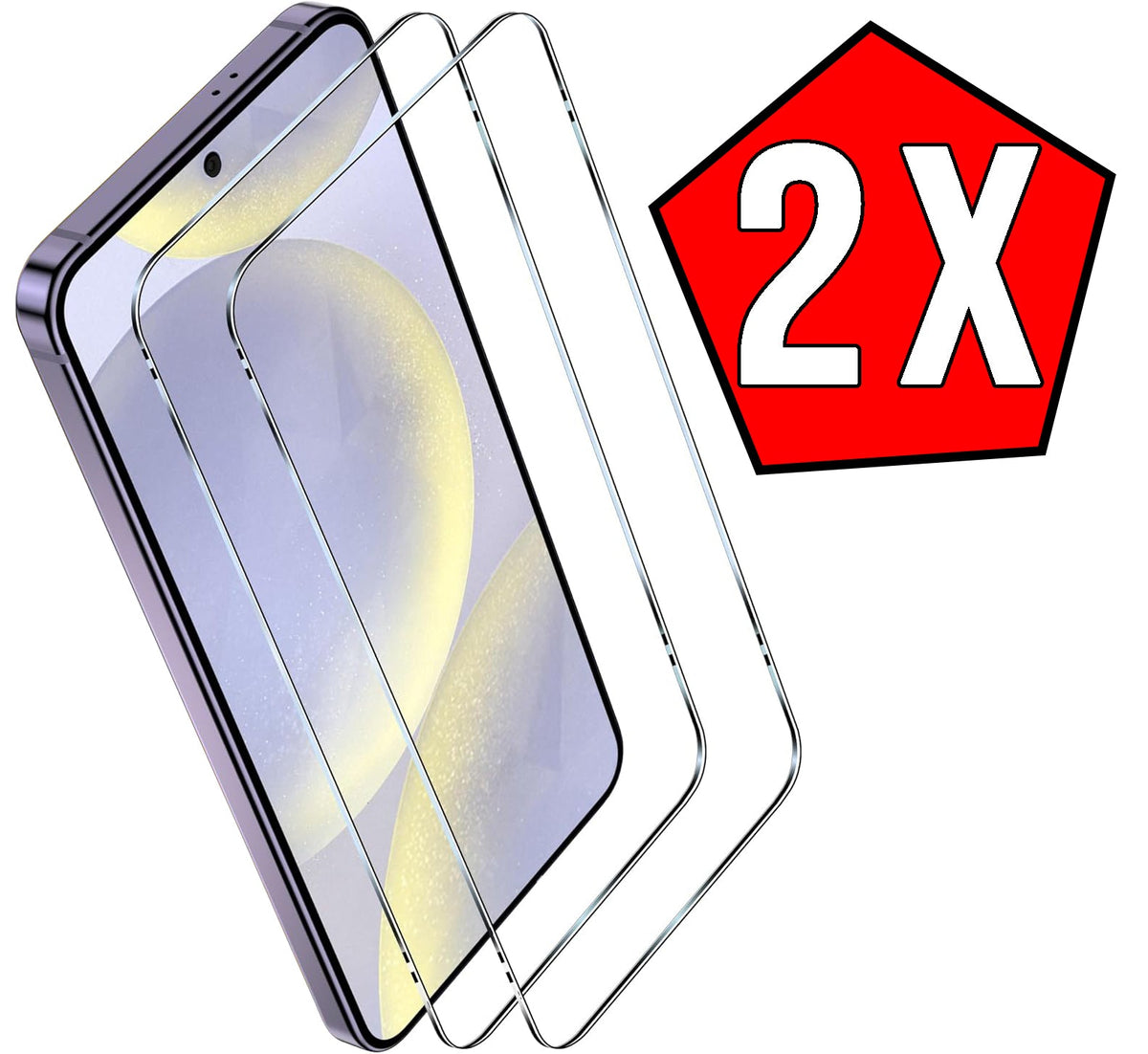 Samsung Galaxy S24 Screenprotector - Full Cover - 2 Stuks