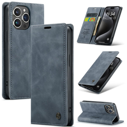 Apple iPhone 15 Plus Hoesje - Shadow Gray - Dunne Bookcase
