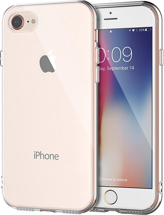 Apple iPhone 8 Case - Clear - Silicone Back Cover
