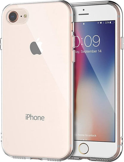Apple iPhone 8 Case - Clear - Silicone Back Cover