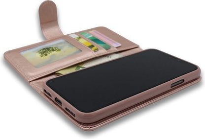 Apple iPhone 12 Hoesje - Roségoud - Luxe Bookcase