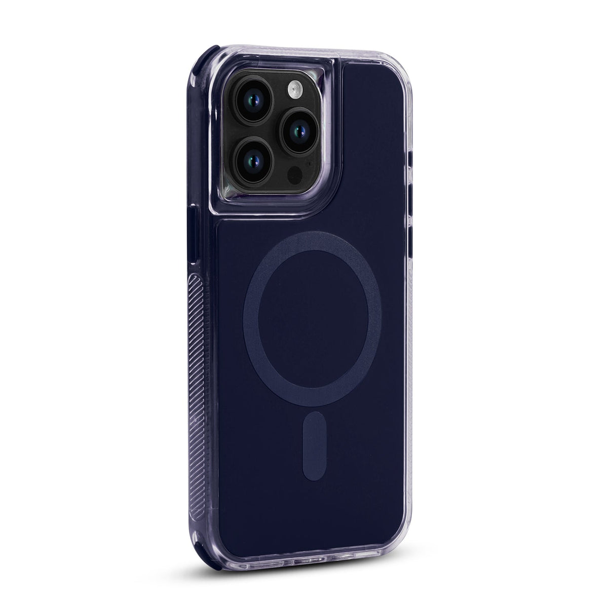 Apple iPhone 16 Pro Hoesje - Donker Blauw - Liquid Armor MagSafe Back Cover