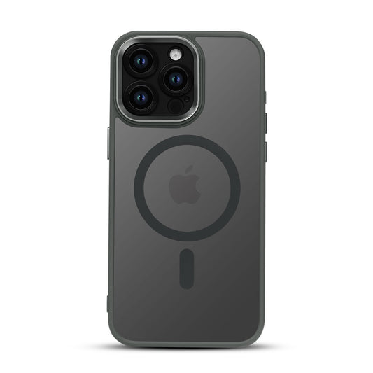 Apple iPhone 14 Pro Hülle - Grau - Bumper-MagSafe-Backcover