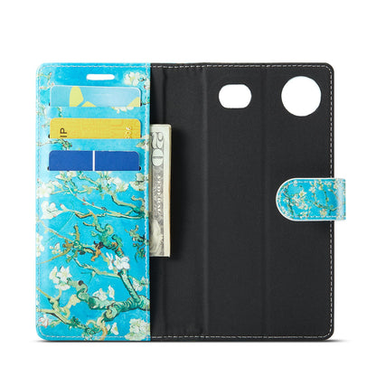 Apple iPhone Air Case - Almond Blossom - Luxury Faux Leather MagSafe Wallet Case