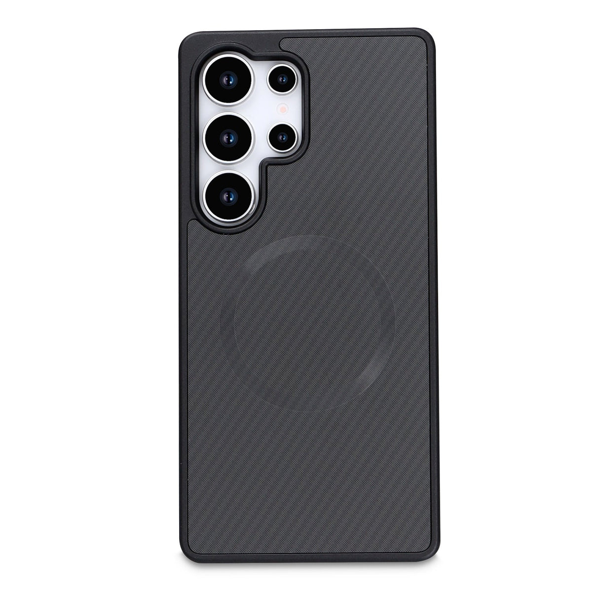 Samsung Galaxy S23 Ultra Hoesje - Zwart - Carbon MagSafe Back Cover