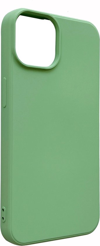 Apple iPhone 14 Plus Hülle - Grün - Mikrofaser Silikon Backcover