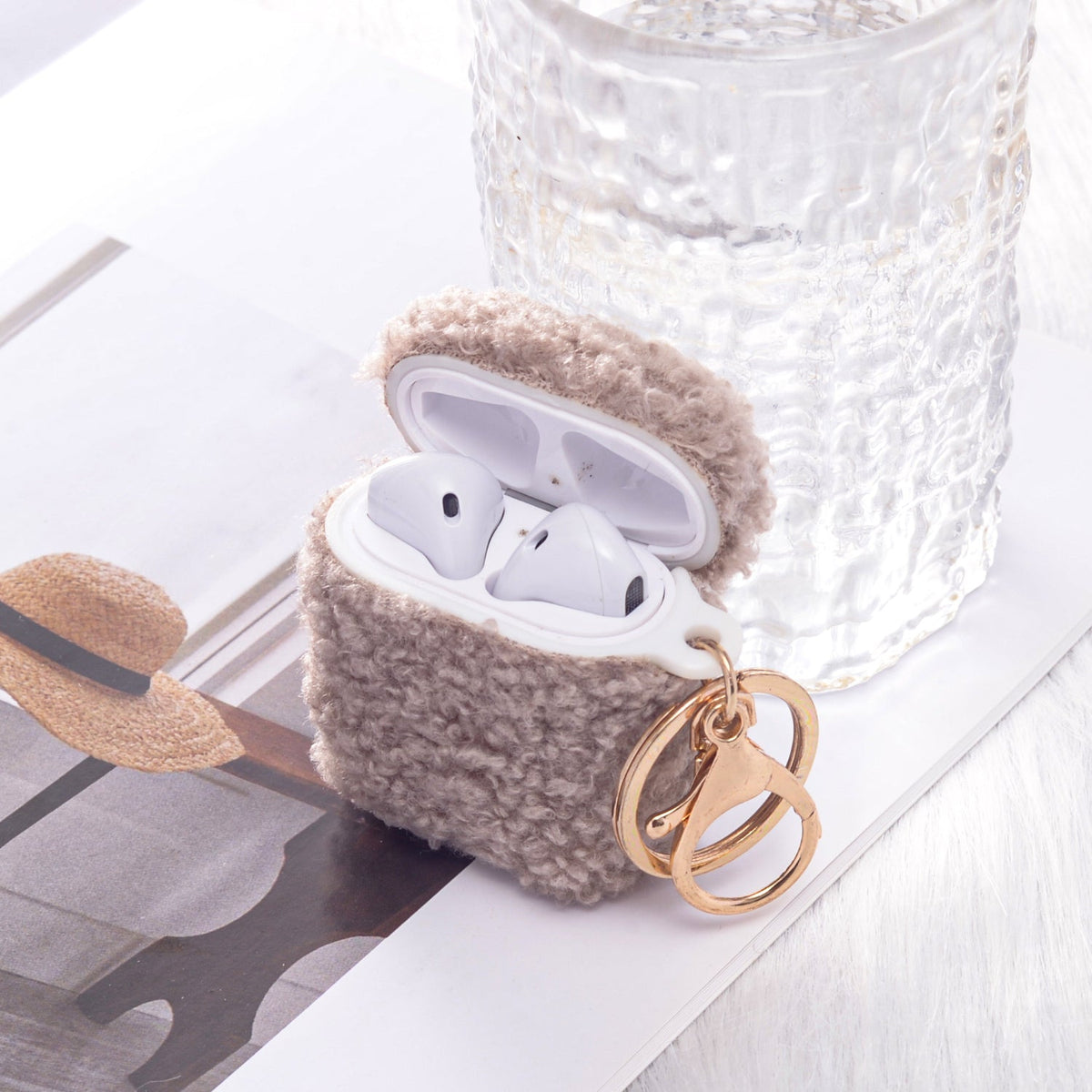 Apple AirPods 2 / 1 Case - Teddy Furr - Grey