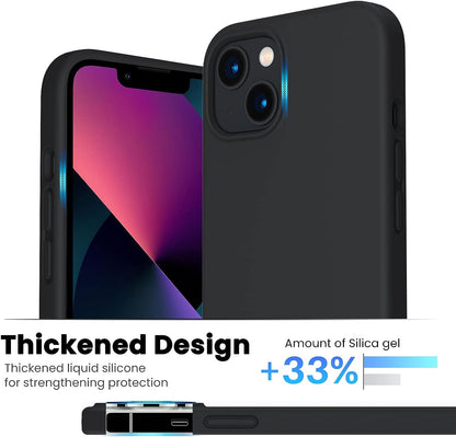 iPhone 15 Hoesje - Zwart - Siliconen Back Cover