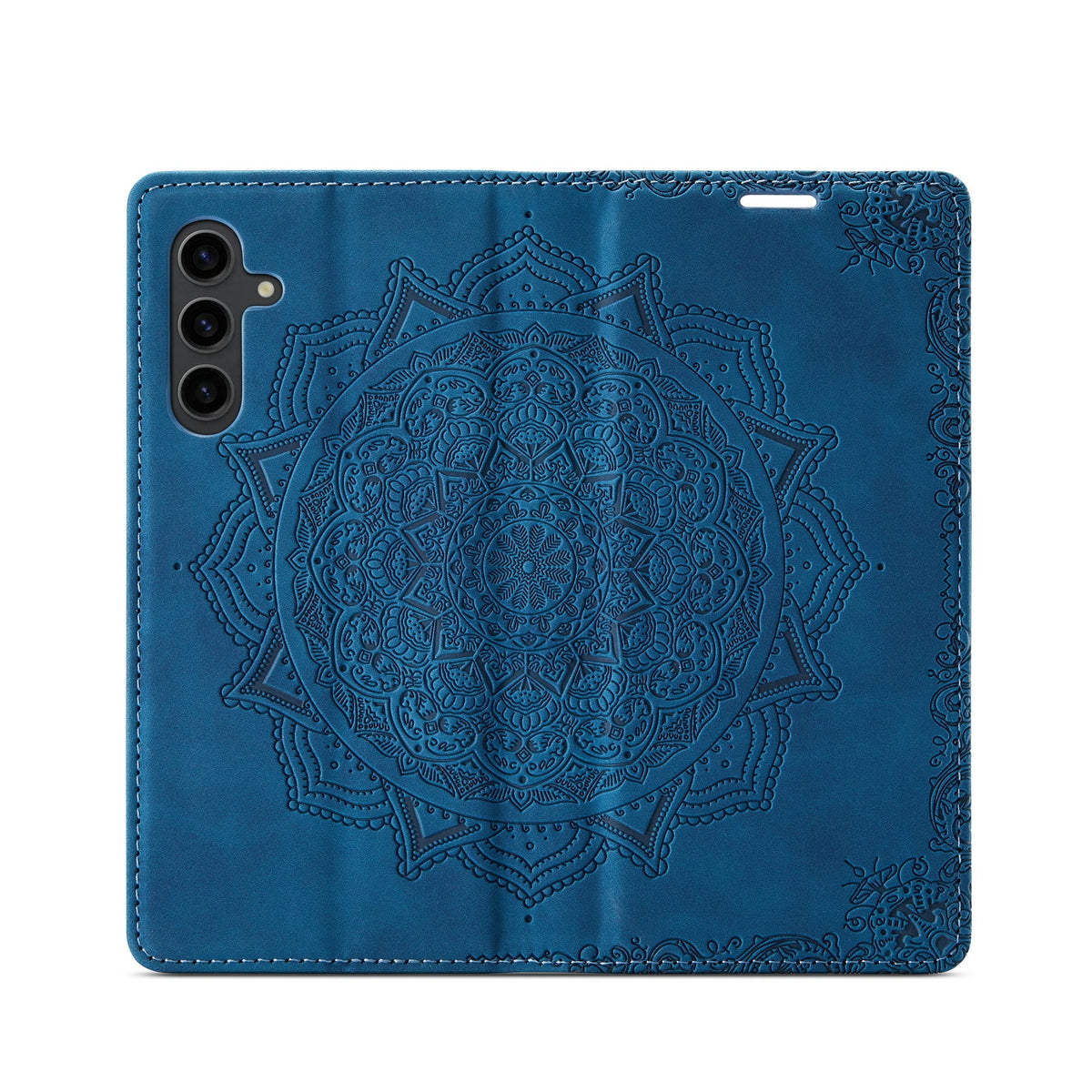 Samsung Galaxy A54 5G Hoesje - Navy Blue - Mandala Dunne Back Cover