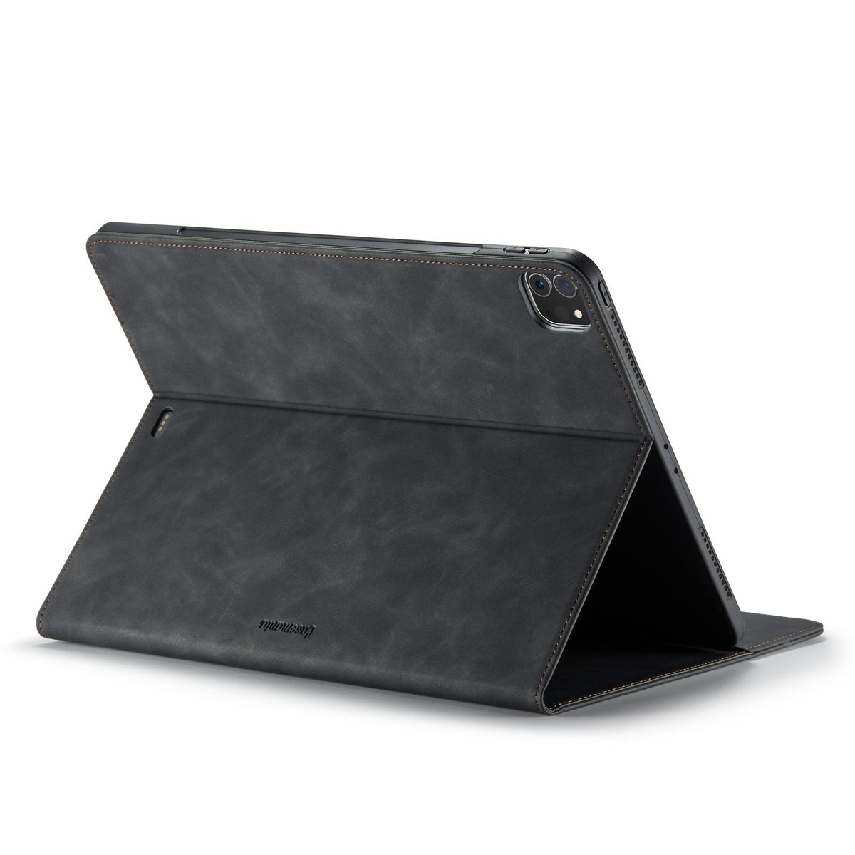 Apple iPad Pro 11 (2024) Tablet-Hülle - Charcoal Gray - Luxus Klapphülle mit Kartenfach