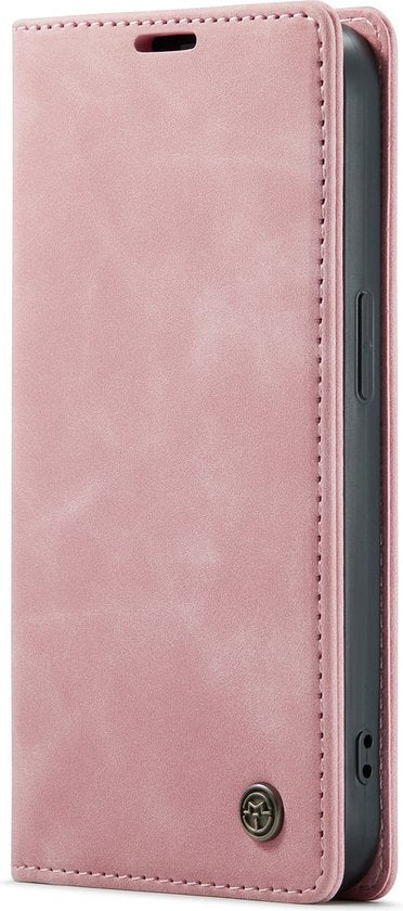 Apple iPhone 12 Pro Max Hülle - Pale Pink - Schlanke Klapphülle mit Kartenfach