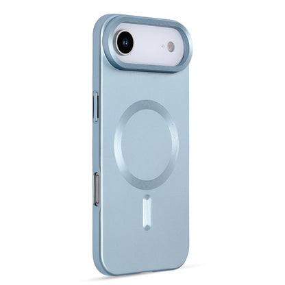 Apple iPhone Air Hoesje - Licht Blauw - Matte Siliconen MagSafe Back Cover