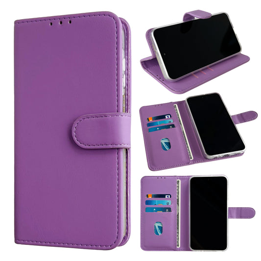 Samsung Galaxy A55 Hoesje - Paars - Bookcase