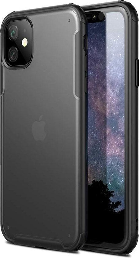 Apple iPhone 11 Case - Black - Anti-Slip Back Cover