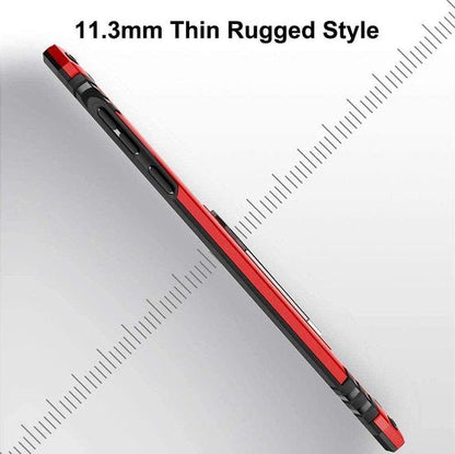 Samsung Galaxy Note20 Case - Red - Hybrid Armor Kickstand Back Cover