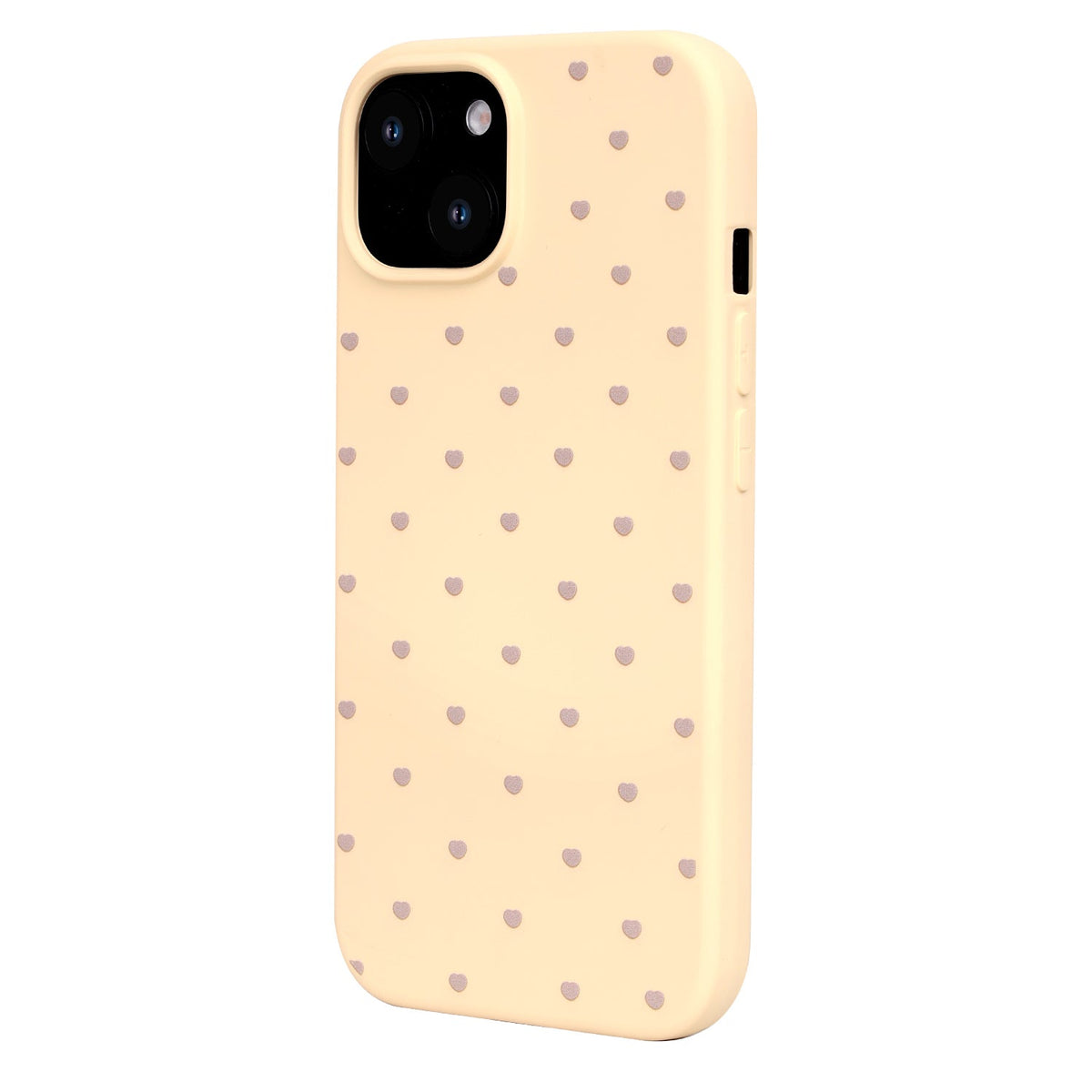 Apple iPhone 13 Case - Yellow - Hearts Back Cover