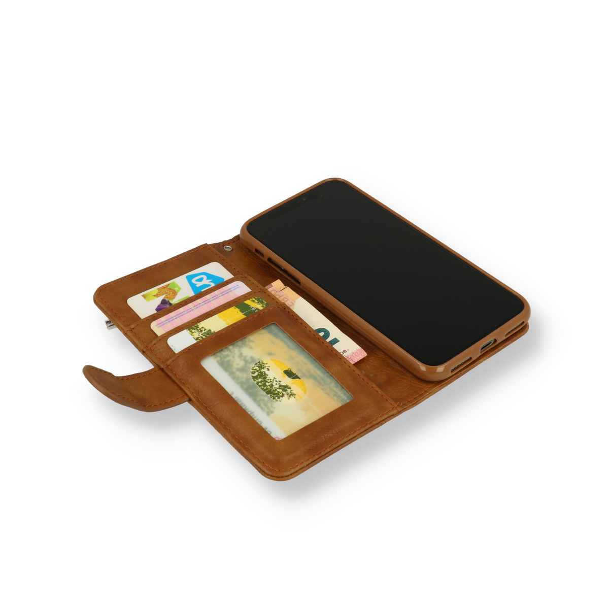 Samsung Galaxy A36 Hoesje - Bruin - Luxe Bookcase met Rits