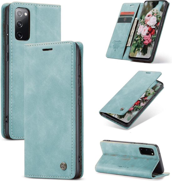Samsung Galaxy S20 FE Hoesje - Blauw - Dunne Bookcase