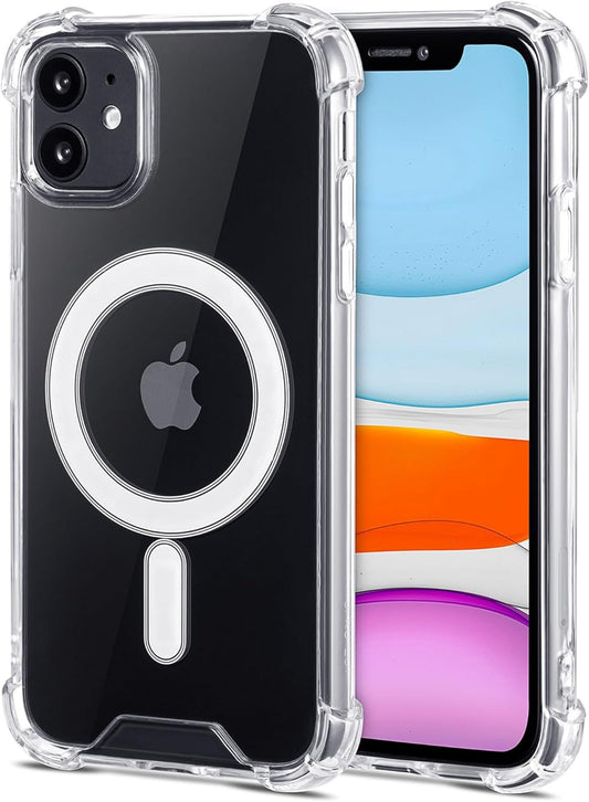 Apple iPhone 11 Hülle - Transparent - Stoßfestes MagSafe-Backcover